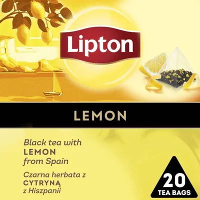 Herbata owocowa mango i czarna porzeczka LIPTON 20 torebek