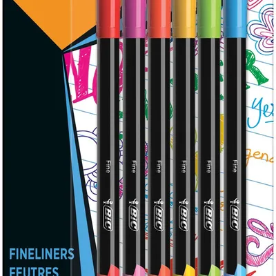Cienkopis BIC intensity fine 503926 mix*6 blister 6szt