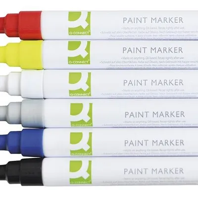 Marker olejowy Q-Connect biały 2-3mm