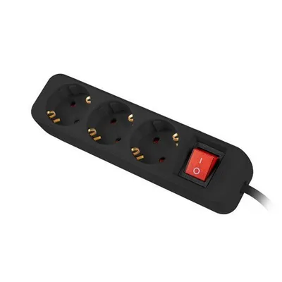 Lanberg listwa przedłużacz 1,5m 3x230v ps1-03f-0150-bk