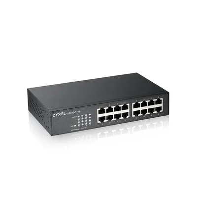 Zyxel przełącznik niezarządzalny gs1100-16-eu0103f 16x gigabit unmanaged switch gs1100-16-eu0103f