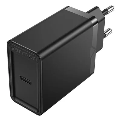 Ładowarka sieciowa Vention faib0-eu usb-c 30w (czarna)