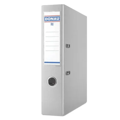 Segregator a4 pp DONAU master 75mm szary