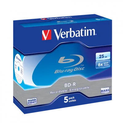 Płyta bd-r 25gb 6x VERBATIM 43715 jewel 5 szt.