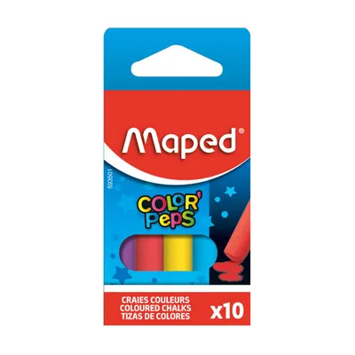 Kreda MAPED colorpeps kolorowa 10 sztuk