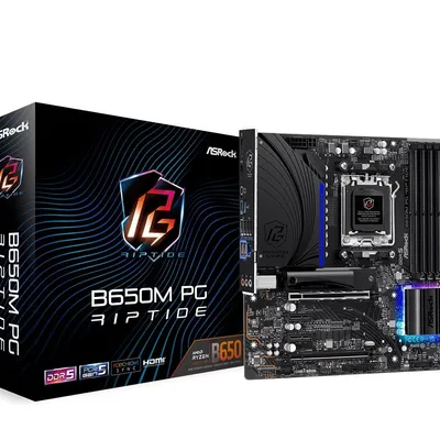 Asrock płyta główna b650m pg riptide am5 4ddr5 hdmi/dp matx