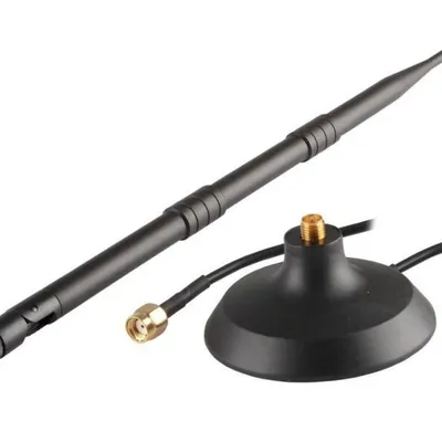 Savio dookólna antena wifi 12dbi 41cm rp-sma pods, ak-05