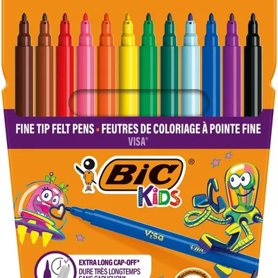 Flamastry BIC kids visa 8886956 mix*12
