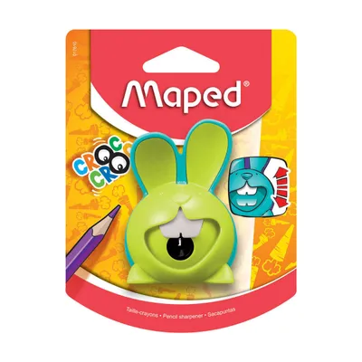 Temperówka MAPED croc croc innovation 1 otwór mix kolorów blister
