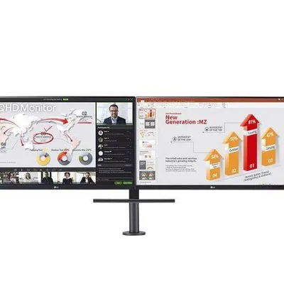 Lg electronics monitor 27qp88dp-bs 27 cali qhd ergo dual