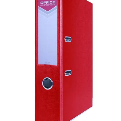 Segregator a4 pp OFFICE PRODUCTS officer-10 z szyną 75mm czerwony