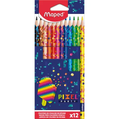 Kredki MAPED pixel 12 szt.