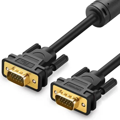 Kabel vga UGREEN vg101, fullhd, 3m (czarny)
