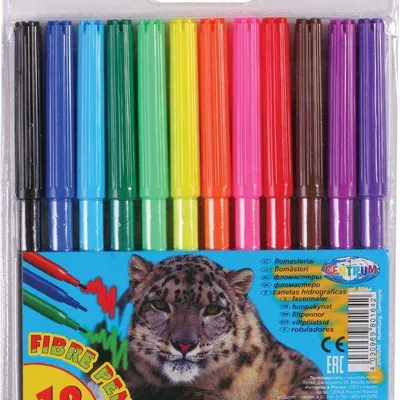 Flamastry op. pvc CENTRUM zoo 80164 mix*12