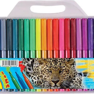 Flamastry op. pvc CENTRUM zoo 80162 mix*24