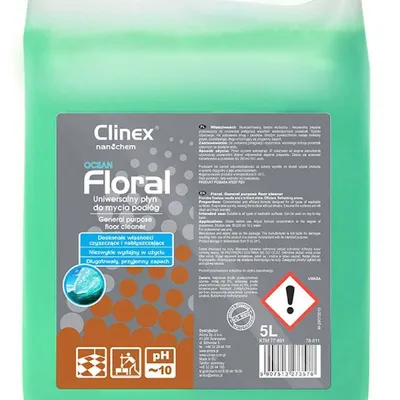 Uniwersalny płyn do mycia podłóg CLINEX floral ocean 5l