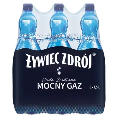 Woda gazowana ŻYWIEC ZDRÓJ żywioł 1,5l