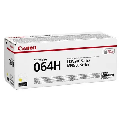 Canon oryginalny toner 064 h y, yellow, 10500s, 4932c001, high capacity, CANON i-sensys mf832cdw, o
