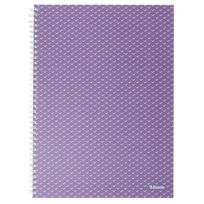 Kołonotatnik a4 ESSELTE colour'breeze 628479 lawendowy w kratkę karton 80kart