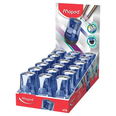 Temperówka MAPED tonic metal 2 otwory niebieska