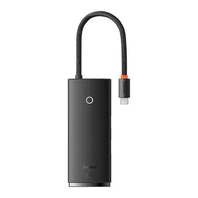 Hub 6w1 Baseus lite series usb-c do 2x usb 3.0 + usb-c + hdmi + sd/tf (czarny)