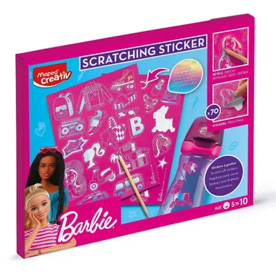 Naklejki do wydrapywania Maped Creativ barbie