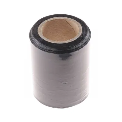 Folia stretch 10cm 0,3kg brutto OFFICE PRODUCTS mini rap czarna 23mic