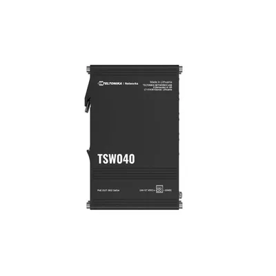 Teltonika przełącznik niezarządzalny industrial switch tsw040 8xpoe+, 8x10/100 eth, din