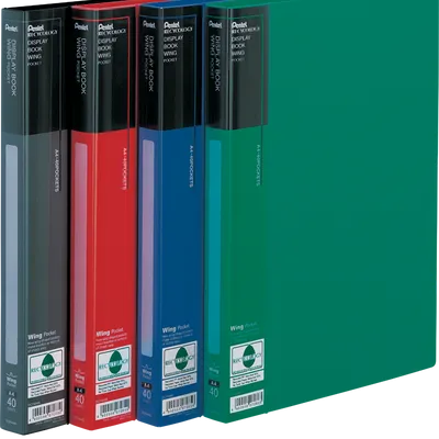 Album ofertowy a4 PENTEL wing dcf444-d zielony 40 kieszeni