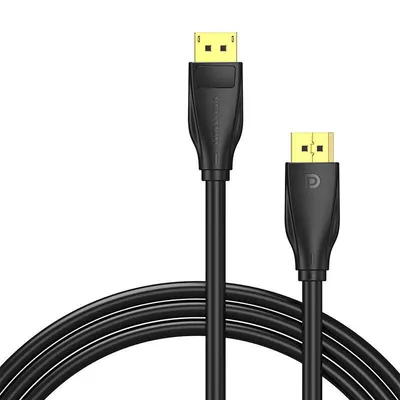 Kabel displayport 1.4 Vention hccbi 3m , 8k 60hz/ 4k 120hz, czarny