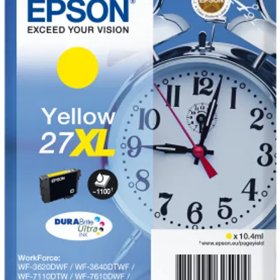 Tusz oryginalny EPSON t2714 c13t27144012 yellow 10,4 ml po terminie