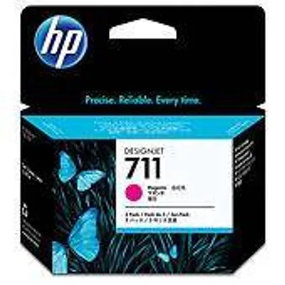 Tusz oryginalny HP711 3-pack cz135a magenta 3x29 ml