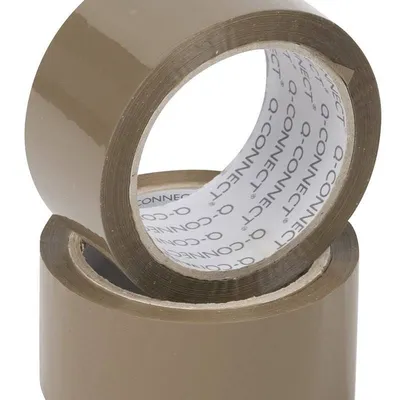 Taśma pakowa akrylowa 48mmx50yd Q-Connect brązowa 25mic