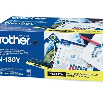 Toner oryginalny BROTHER tn130y yellow 1500 stron