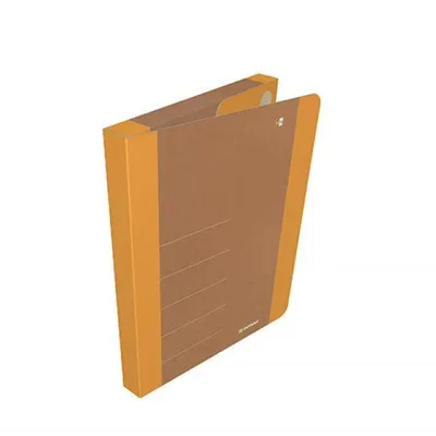 Teczka skrzydłowa na rzepy a4 3cm DONAU life pomarańczowa karton 650g/m?