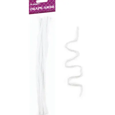 Druciki kreatywne 30cm FANDY 170-2544 białe 15szt