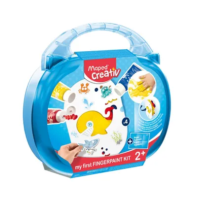 Farby do malowania palcami Maped Creativ early age walizka