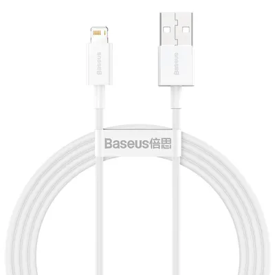 Kabel usb do lightning Baseus superior series, 2.4a, 1.5m (biały)