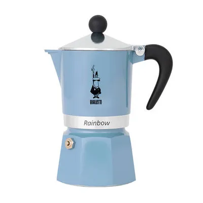 Kawiarka Bialetti - primavera - rainbow 3tz błękitna