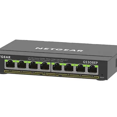 Netgear przełącznik gs308ep 8xge poe+
