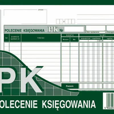 Druk akcydensowy pk polecenie przelewu a5 Michalczyk i Prokop 80 kart.