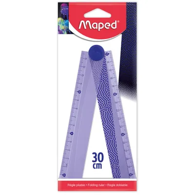 Linijka plastikowa 30cm MAPED deepsea składana