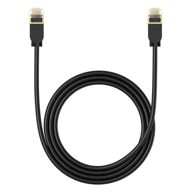 Kabel sieciowy Baseus high speed, ethernet rj45, 10 gb, cat.7, 1,5m (czarny)