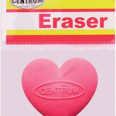 Gumka do ścierania syntetyczna CENTRUM heart 82434 35x35mm
