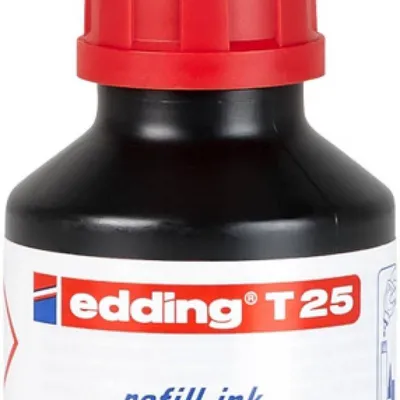 Tusz do markerów permanentny EDDING t 25 czerwony 30ml
