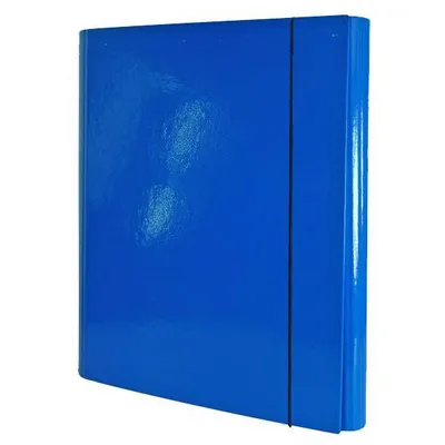 Teczka skrzydłowa z gumką a4 3cm EPRIMO e0594 granatowa karton 2mm