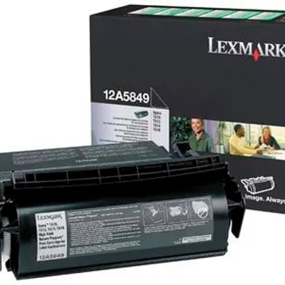 T610/t616 tonerbk25k do etykiet LEXMARK 12a5849