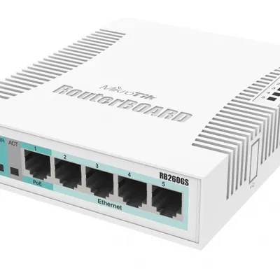 Mikrotik przełącznik rb260gs css106-5g-1s