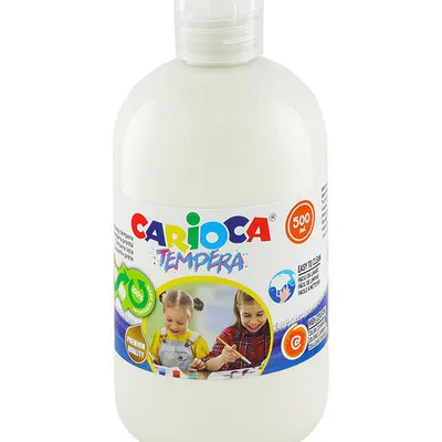 Farba tempera Carioca 40427/01 170-2648 500ml biała