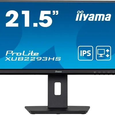 Iiyama monitor 22 cale xub2293hs-b5 ips,hdmi,dp,has(150mm),2x1w